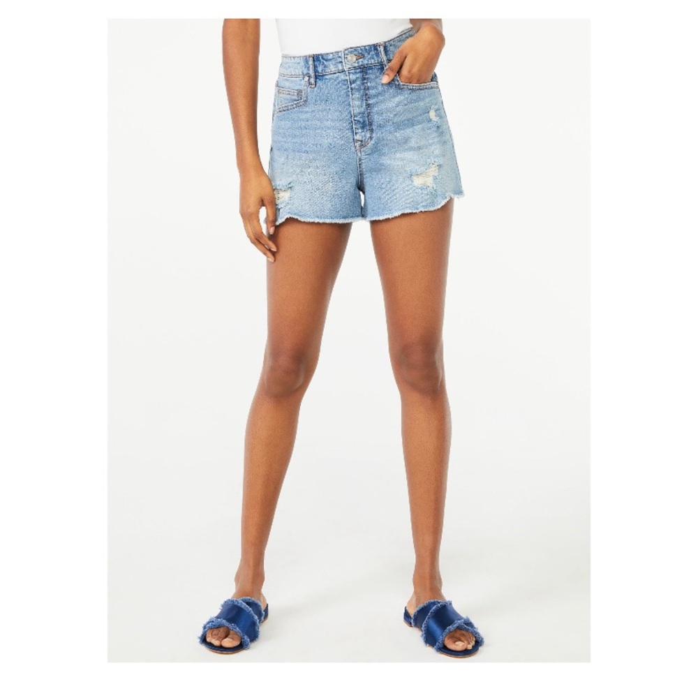 High waist Jean shorts
